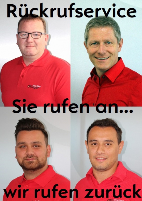 R�ckrufservice im Verkauf