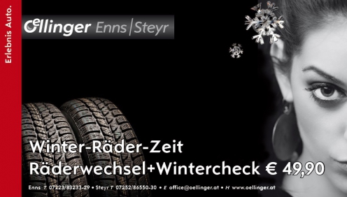 R�derwechsel mit 10-Punkte-Wintercheck nur � 49,90